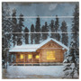 Winter Cabin Scene - 8 x 8 Perfect Pallet Petite