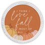 Love Fall Most Orange - Beaded Art Round