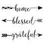 Home Blessed Grateful - Square Design