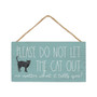 Let Cat Out - Petite Hanging Accents