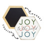 Joy To The World - Honeycomb Coasters