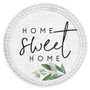 Home Sweet Home - Beaded Round Wall Art