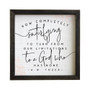 God Who Has None - Rustic Frame