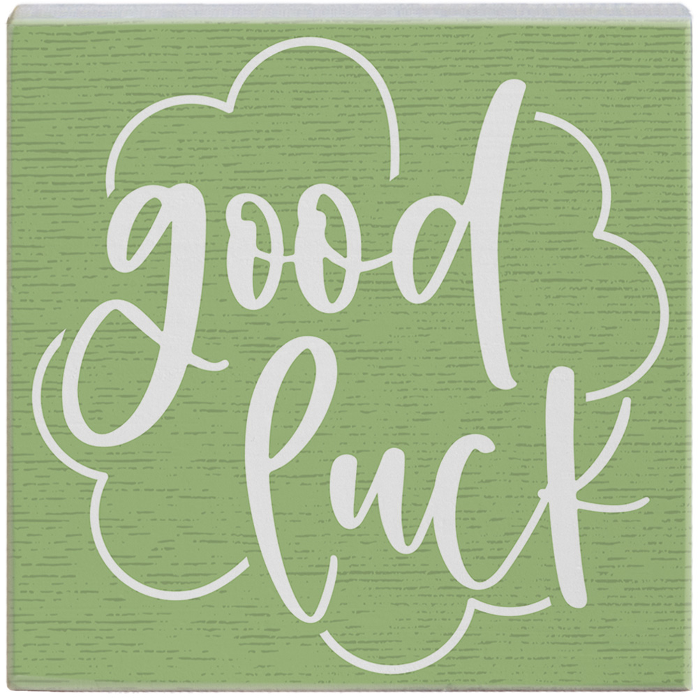 Good Luck Clover - Small Talk Square - Simply Said