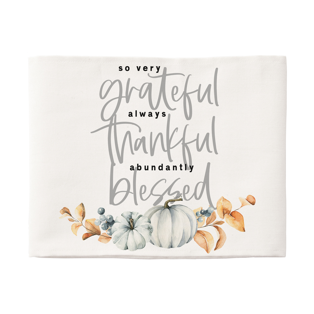 Mini Grateful Pumpkin Pillow