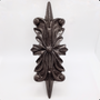 Elongated starburst drapery medallion 6-1/2″ H x 2-1/2″ W with a 3″ – 5″ projection.