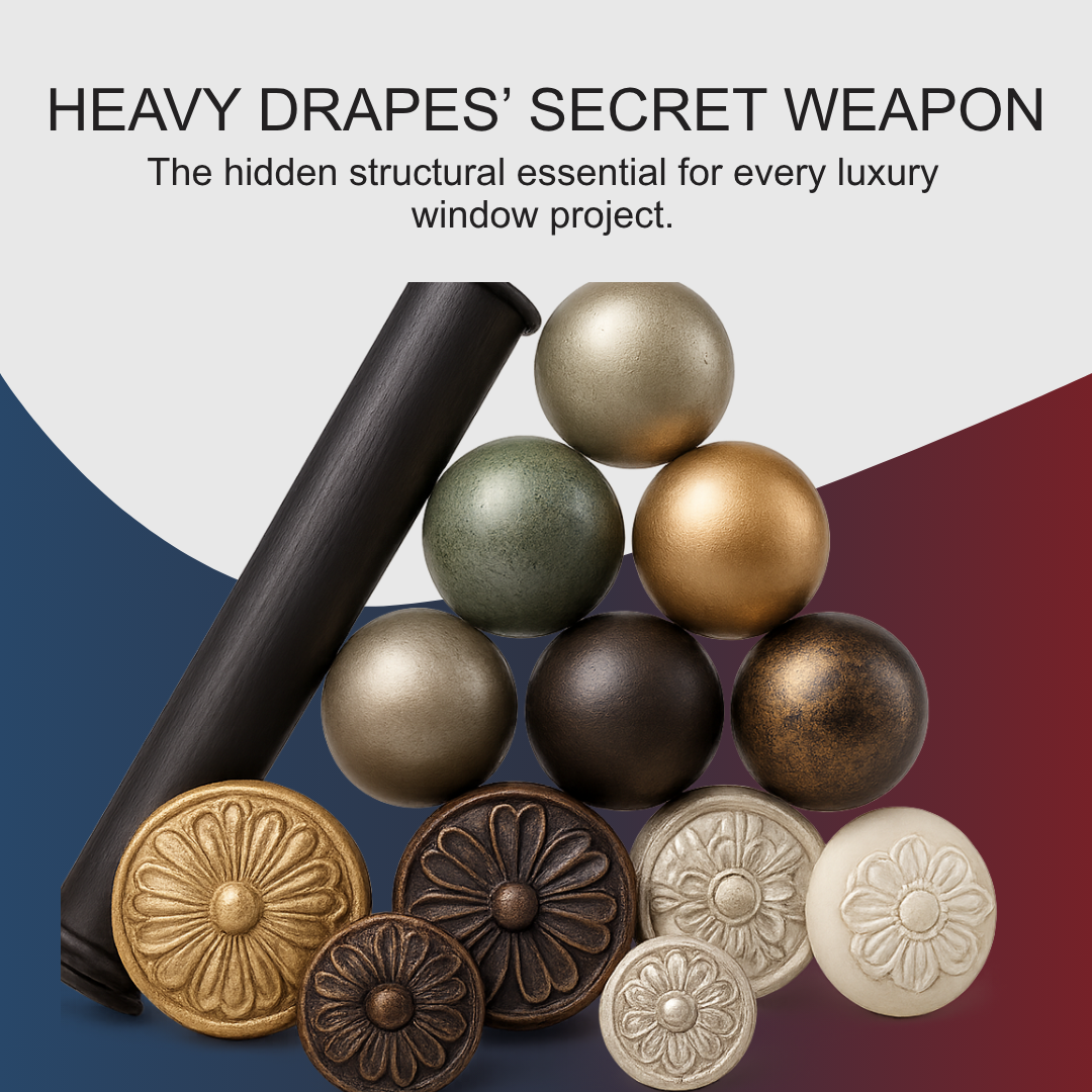 The Art of Hand Applied Drapery Hardware Finishes