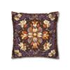 Purple Brown Mosaic Style Throw Pillow Cover| Throw Pillows | Living Room, Bedroom, Dorm Room Pillows