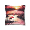 Pink Flamingo Throw Pillow Cover| Throw Pillows | Living Room, Bedroom, Dorm Room Pillows