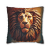 Pillow Case Dramatic Lion Throw Pillows|  Throw Pillow | Spring Cottagecore | Living Room, Dorm Room Pillows