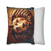 Pillow Case Dramatic Lion Throw Pillows|  Throw Pillow | Spring Cottagecore | Living Room, Dorm Room Pillows