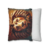 Pillow Case Dramatic Lion Throw Pillows|  Throw Pillow | Spring Cottagecore | Living Room, Dorm Room Pillows