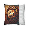 Pillow Case Dramatic Lion Throw Pillows|  Throw Pillow | Spring Cottagecore | Living Room, Dorm Room Pillows