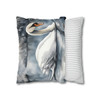 Pillow Case Winter Swan WatercolorThrow Pillows| Swan Throw Pillow | Living Room, Nursery, Bedroom, Dorm Room Pillows