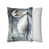 Pillow Case Winter Swan WatercolorThrow Pillows| Swan Throw Pillow | Living Room, Nursery, Bedroom, Dorm Room Pillows