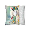 Pillow Case Baby Lamb Easter Throw Pillows| William Morris Inspired Throw Pillow | Cottagecore | Living Room, Dorm Room Pillows