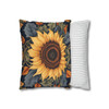 Pillow Case Sunflower in Autumn Throw Pillows| Sunflower Pattern Throw Pillow | Living Room, Nursery, Bedroom, Dorm Room Pillows