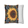 Pillow Case Sunflower in Autumn Throw Pillows| Sunflower Pattern Throw Pillow | Living Room, Nursery, Bedroom, Dorm Room Pillows