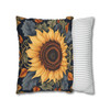 Pillow Case Sunflower in Autumn Throw Pillows| Sunflower Pattern Throw Pillow | Living Room, Nursery, Bedroom, Dorm Room Pillows