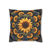 Pillow Case Sunflowers Sunburst Throw Pillows| Sunflower Sunburst Pattern Throw Pillow | Living Room, Nursery, Bedroom, Dorm Room Pillows