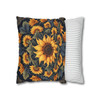 Pillow Case Sunflowers Sunburst Throw Pillows| Sunflower Sunburst Pattern Throw Pillow | Living Room, Nursery, Bedroom, Dorm Room Pillows