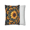 Pillow Case Sunflowers Sunburst Throw Pillows| Sunflower Sunburst Pattern Throw Pillow | Living Room, Nursery, Bedroom, Dorm Room Pillows