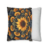 Pillow Case Sunflowers Sunburst Throw Pillows| Sunflower Sunburst Pattern Throw Pillow | Living Room, Nursery, Bedroom, Dorm Room Pillows