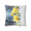 Pillow Case Daffodils in Spring Anime Throw Pillows| Anime Design Throw Pillow | Cottagecore | Living Room, Dorm Room Pillows