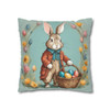 Pillow Case Alfred Easter Bunny Throw Pillows| Alfred Rabbit Throw Pillow | Living Room, Nursery, Bedroom, Dorm Room Pillows