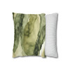 Pillow Case Green Watercolor Pattern Throw Pillows| Green Watercolor Pattern Throw Pillow | Living Room, Nursery, Bedroom, Dorm Room Pillows