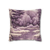 Pillow Case Pond of Lilac and Ivory Throw Pillows| William Morris Inspired Design Throw Pillow | Cottagecore | Living Room, Dorm 