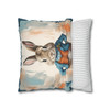 Pillow Case Alfred Rabbit Throw Pillows| Alfred Rabbit Easter Bunny Throw Pillow | Living Room, Nursery, Bedroom, Dorm Room Pillows