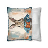 Pillow Case Alfred Rabbit Throw Pillows| Alfred Rabbit Easter Bunny Throw Pillow | Living Room, Nursery, Bedroom, Dorm Room Pillows