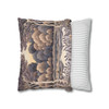 Pillow Case Pond of Lavender and Cream Throw Pillows| William Morris Inspired Design Throw Pillow | Cottagecore | Living Room, Dorm Pillows