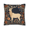 Pillow Case Vintage Style Woodland Deer Throw Pillow William Morris Style| Vintage Woodland Deer Throw Pillows | Living Room, Dorm Pillows