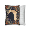 Pillow Case Vintage Style Woodland Deer Throw Pillow William Morris Style| Vintage Woodland Deer Throw Pillows | Living Room, Dorm Pillows