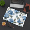 Blue Rose Gaming Desk Mat| Office Decor| Computer Gaming Accessory| Birthday Gift