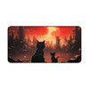 Anime Cute Cats of Destruction Gaming Desk Mat| Office Decor| Computer Gaming Accessory| Birthday Gift