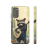 Raccoon Bluegrass Bandit Tough Cell Phone Case| iPhone, Samsung Galaxy and Google Pixel Devices |Glossy or Matte Options