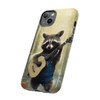 Raccoon Bluegrass Bandit Tough Cell Phone Case| iPhone, Samsung Galaxy and Google Pixel Devices |Glossy or Matte Options