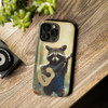 Raccoon Bluegrass Bandit Tough Cell Phone Case| iPhone, Samsung Galaxy and Google Pixel Devices |Glossy or Matte Options