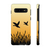 Sunrise Ducks Tough Cell Phone Case| iPhone, Samsung Galaxy and Google Pixel Devices |Glossy or Matte Options