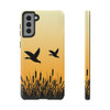 Sunrise Ducks Tough Cell Phone Case| iPhone, Samsung Galaxy and Google Pixel Devices |Glossy or Matte Options