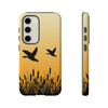 Sunrise Ducks Tough Cell Phone Case| iPhone, Samsung Galaxy and Google Pixel Devices |Glossy or Matte Options
