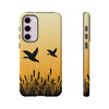 Sunrise Ducks Tough Cell Phone Case| iPhone, Samsung Galaxy and Google Pixel Devices |Glossy or Matte Options