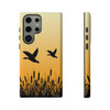 Sunrise Ducks Tough Cell Phone Case| iPhone, Samsung Galaxy and Google Pixel Devices |Glossy or Matte Options