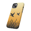 Sunrise Ducks Tough Cell Phone Case| iPhone, Samsung Galaxy and Google Pixel Devices |Glossy or Matte Options