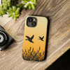 Sunrise Ducks Tough Cell Phone Case| iPhone, Samsung Galaxy and Google Pixel Devices |Glossy or Matte Options