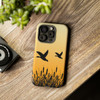 Sunrise Ducks Tough Cell Phone Case| iPhone, Samsung Galaxy and Google Pixel Devices |Glossy or Matte Options