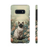 Siamese Cat on a Misty Morning Tough Cell Phone Case| iPhone, Samsung Galaxy and Google Pixel Devices |Glossy or Matte Options